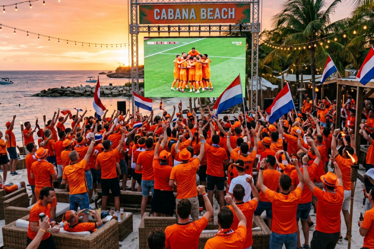Teaser image for TUI opent exclusieve WK-tribune op strand Curaçao
